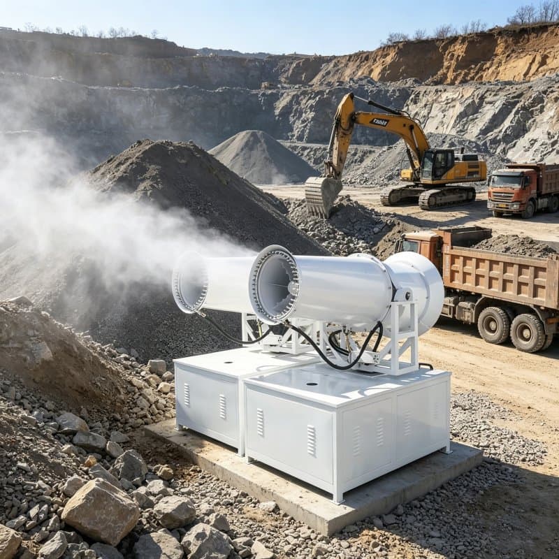 Trailer Mounted Fog Cannon Sprayer for Waste Treatment Plant Cooling-Fog Cannon