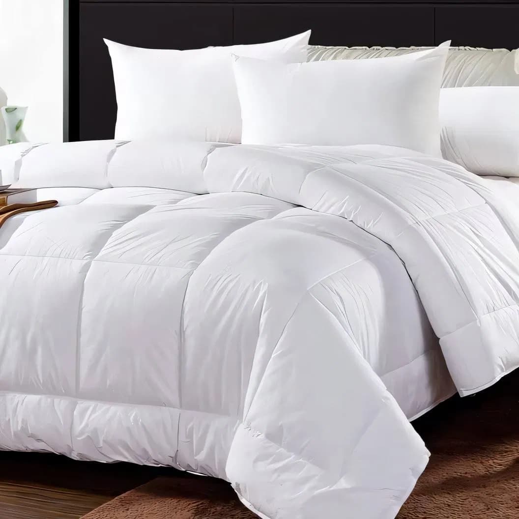 Premium 100% Cotton Quilt Comforter Lightweight Hotel Grade Simple Style Quilt