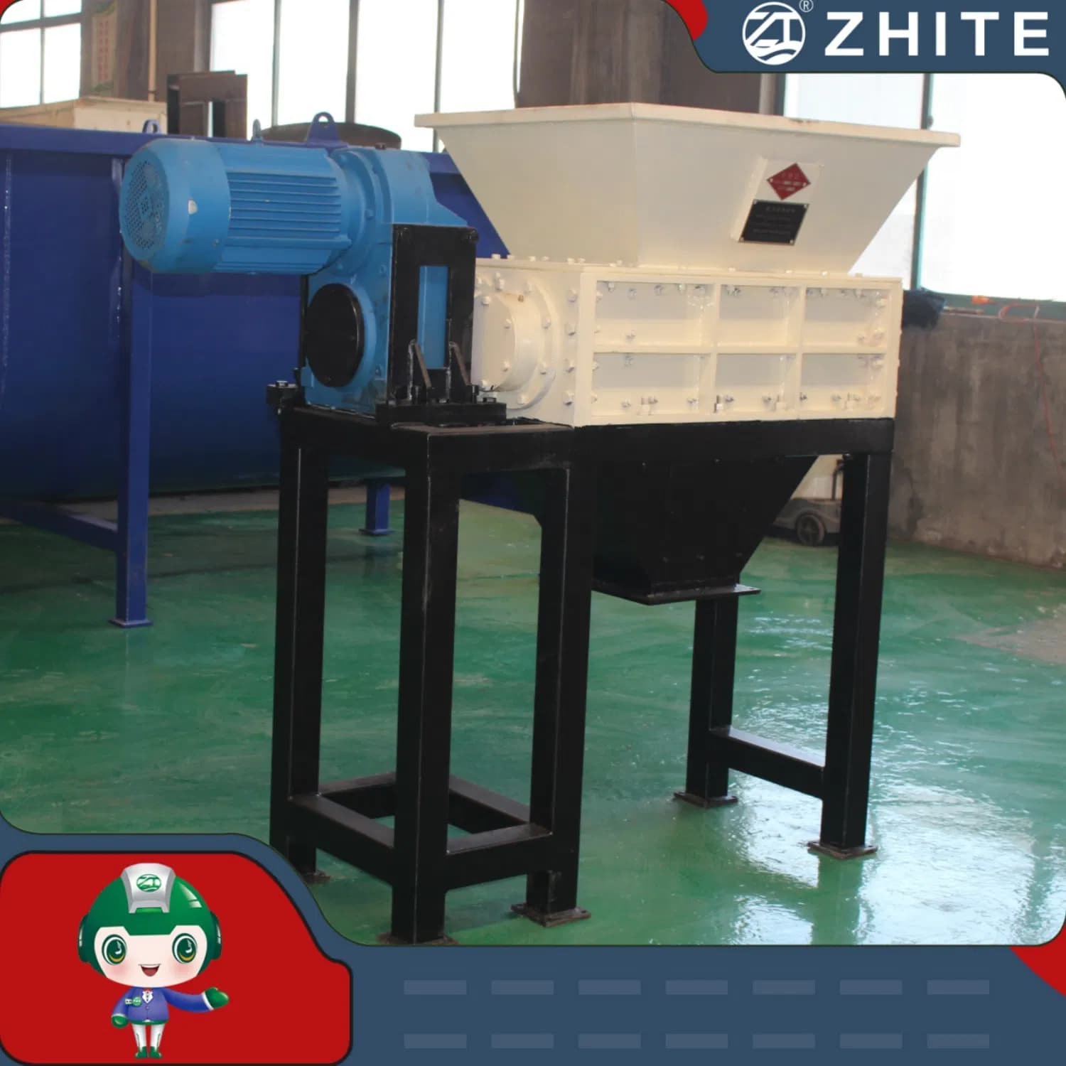 Dead Animal Carcass Harmless Disposal Equipment Plastic/Tyre/Wood/Scrap Metal Shredder