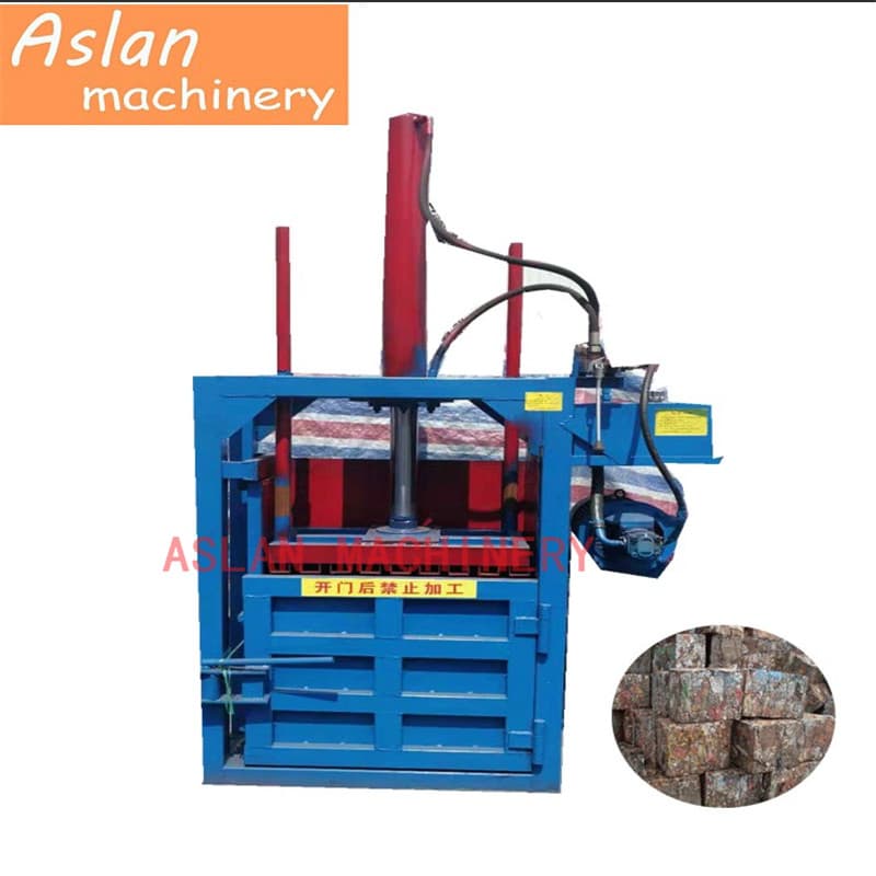 Hydraulic Horizontal Waste Plastic Manual Belting Baler