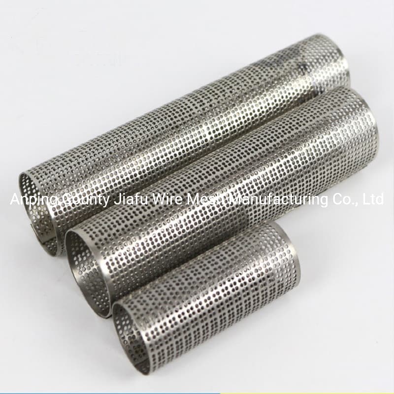Stainless Steel Perforated Metal Mesh Pipe Used in Filter Products