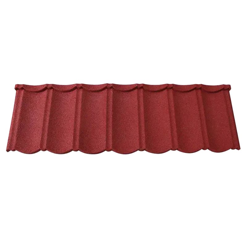 Modern Style Bond Stone Coated Metal Steel Roof Tile New Type Popular Zinc Roofing Material Tiles