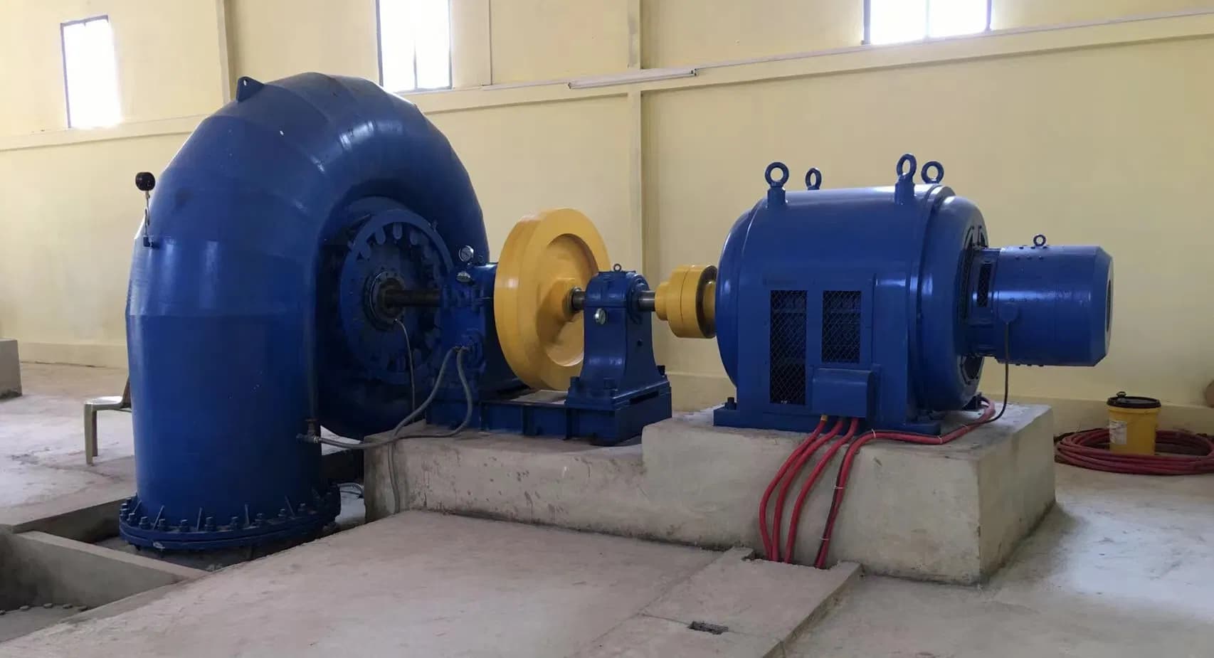1MW Small Francis Turbine / Water Turbine Generator Hydro Power Project