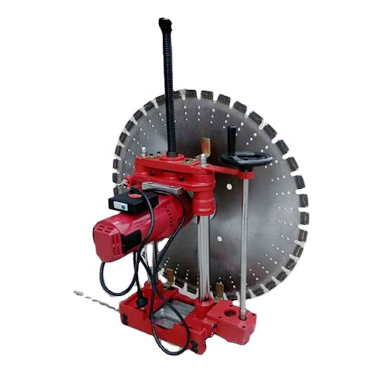 High-Capacity Track-Mounted Concrete Cutting Machine Block Cutter Hydraulic Wall Saw