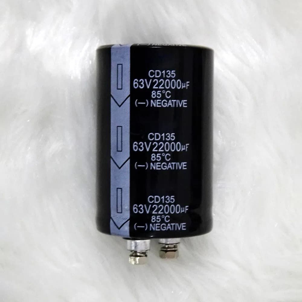 High Quality Bolt Type Aluminium Electrolytic Capacitor, 220000mfd 63V High Ripple Current Capacitor