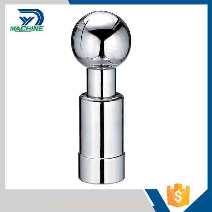 Stainless Steel 304 Sanitary Threaded Ends Rotary Spray Ball 3.0bar