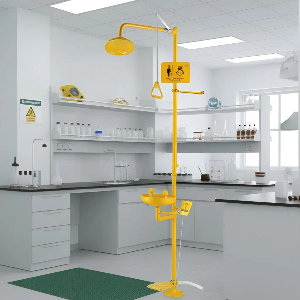 Stainless Steel Emergency Shower and Eye Wash Station for Safety