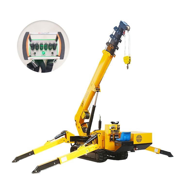 Powerful Lift 3-11ton Lifting Capacity 7m-15m Lifting Height Spider Crane