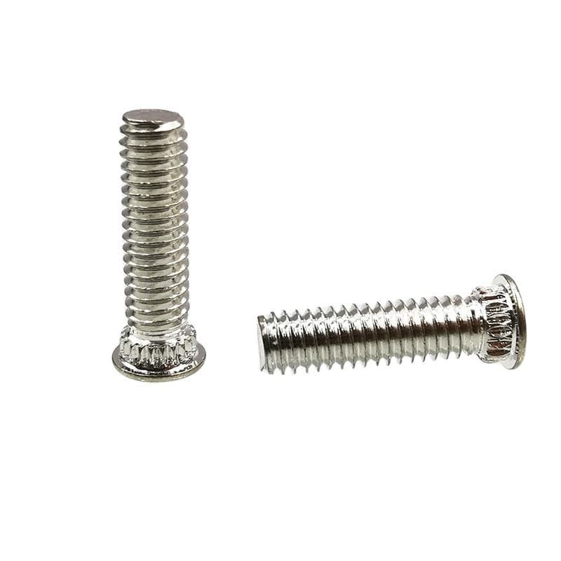Press Fit Screw Galvanized Steel High Strength Wear Resistant Industrial Fastener Self-Clinching Stud Screw for Sheet Metal