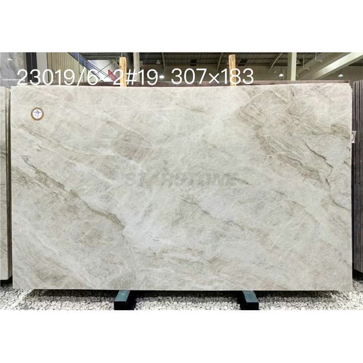 Natural Quartz Countertop Marble Granite Stone Tile Taj Mahal Quartzite Slab for Luxury Design