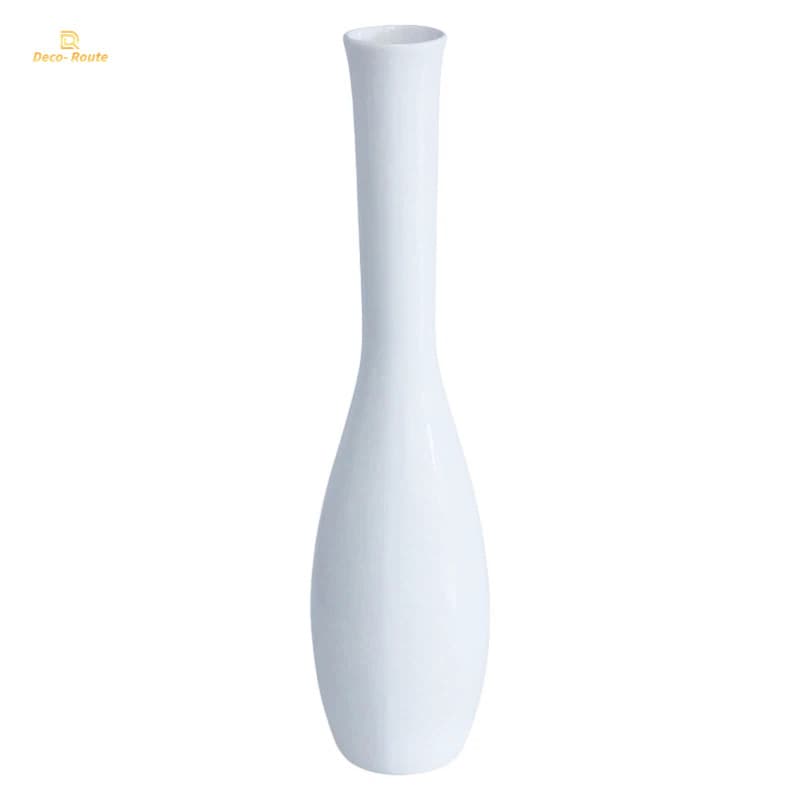 Small Ceramic Vase with Narrow Neck for Single Stem Rose Display