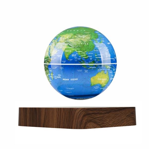 Plastic Base Anti Gravity Magnetic Levitation Floating 6inch Globe Lamp for Decoration Gift