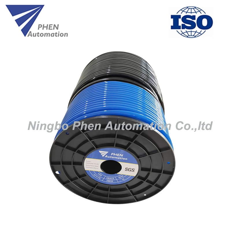 China 16mm Blue PU Pipe Manufacturer Air Compressor Nylon Pneumatic Flexible Polyurethane Hose Tube