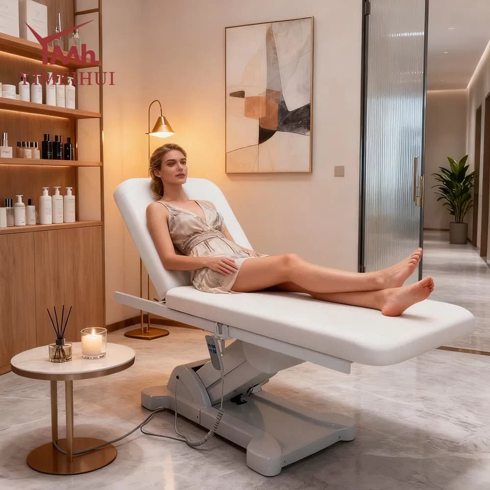 Adjustable Facial Treatment Beauty Bed Electric SPA Bed Cosmetic Chair