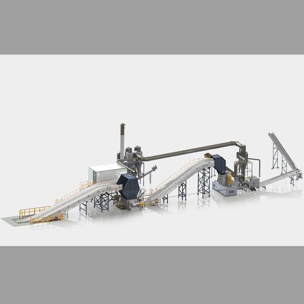 China Manufacturel Top Feeding PCB Plant Refrigerator Recycling System Machine
