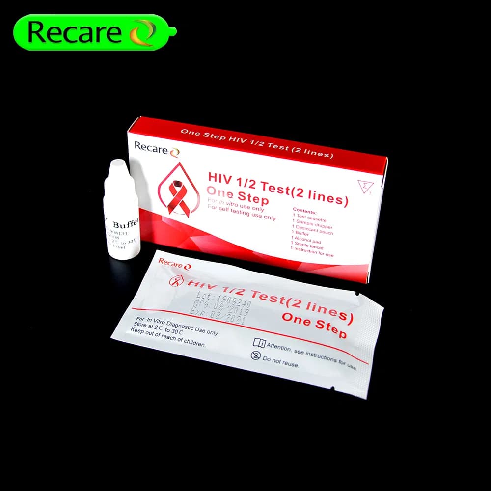 aids test vih home self Diagnostic High Accuracy One Step Blood Rapid recare hiv test kit