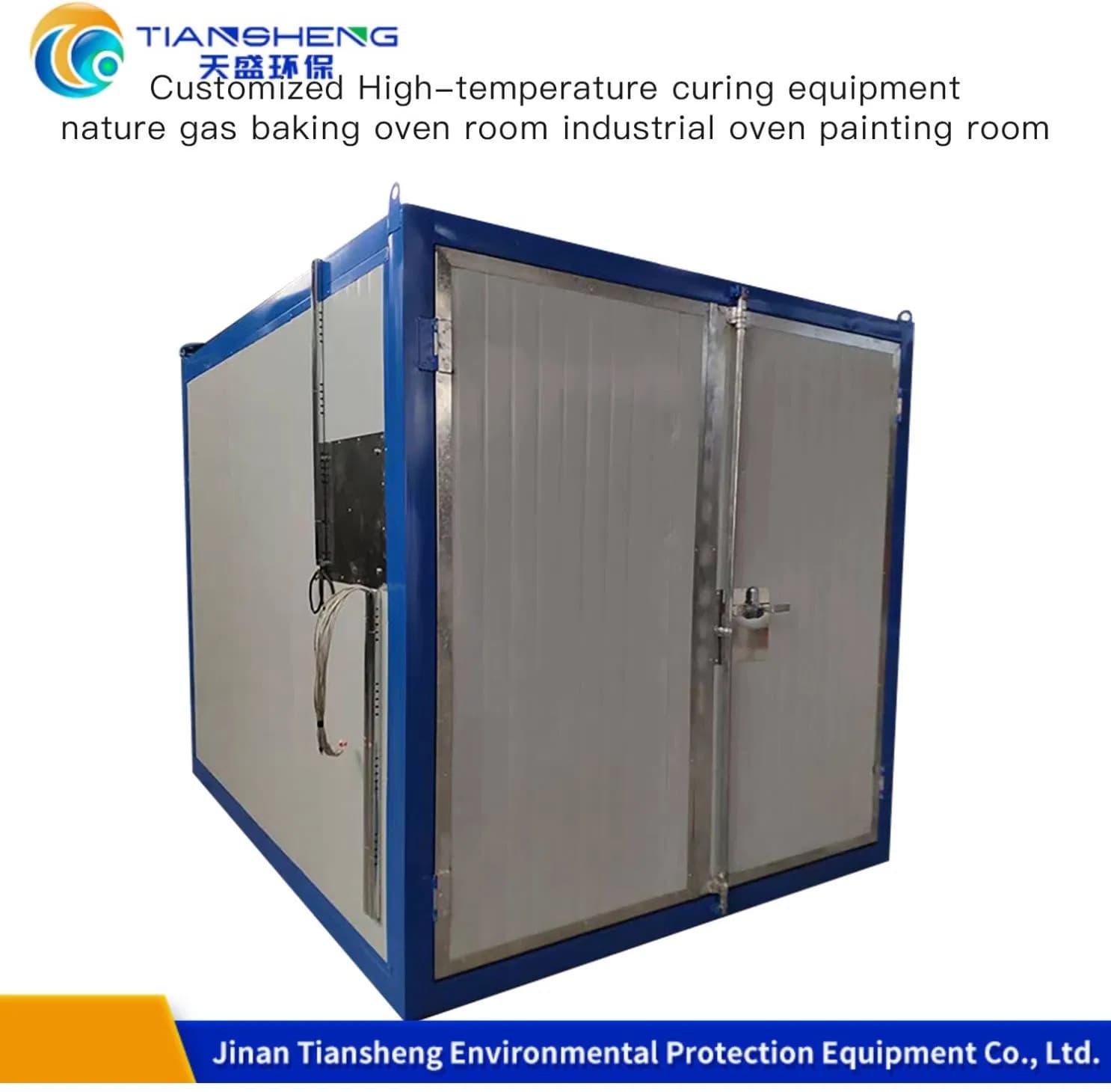 High Temperature Baking Paint Room for Automotive Hardware, Automatic Temperature Control and Environmental Protection, Complete Set of Spraying Equipment