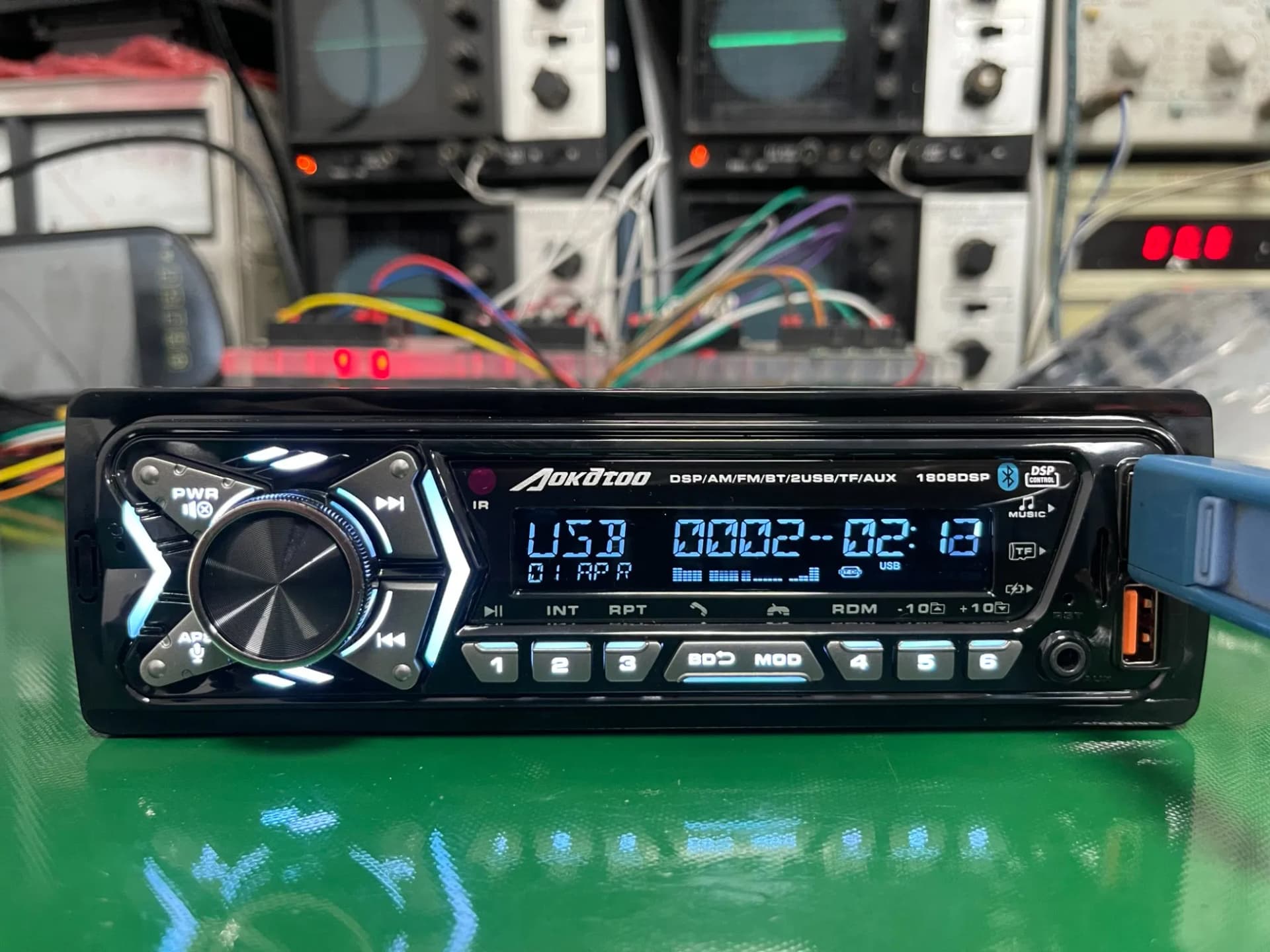 Car MP3 Players Fixed Panel FM Am USB SD Bluetooth DAB+RDS