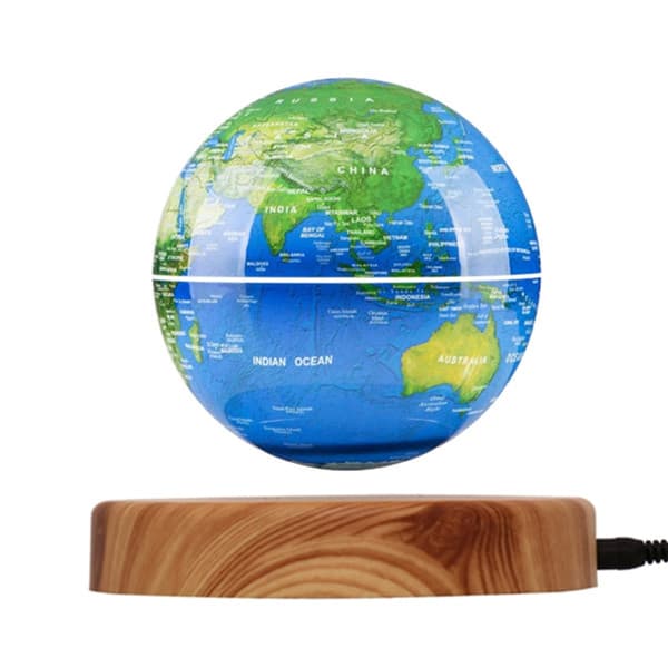 Rotating Magnetic Levitation Floating Desk 6inch Globe Lamp Light for Gift Office Eduction