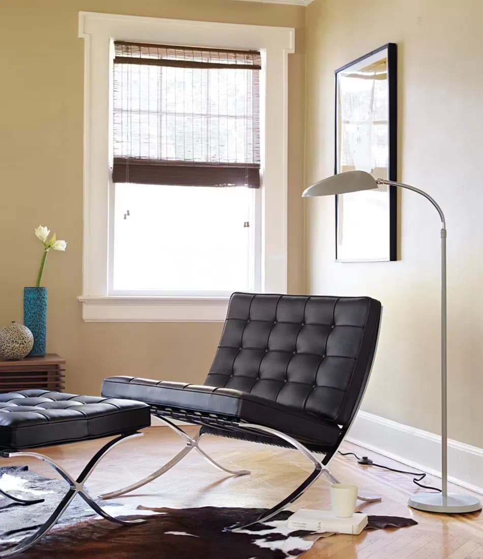 Modern Living Room Metal Accent Armless Leisure Chaise Chair Relax Chair