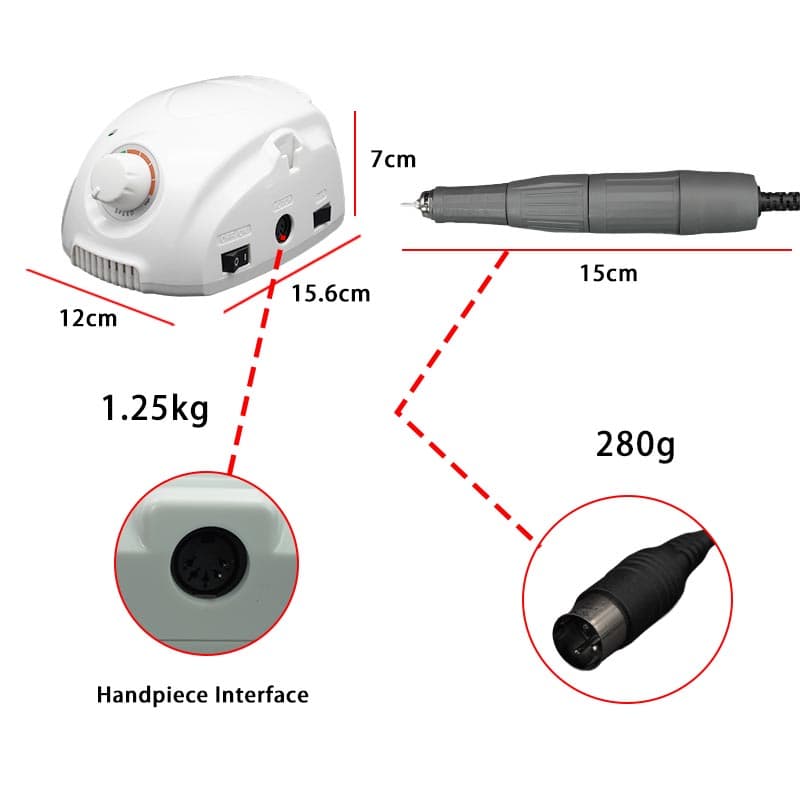 OEM Korea Origin 45000rpm Micro Motor Atmarathon Champion 3 Dental Lab Drill