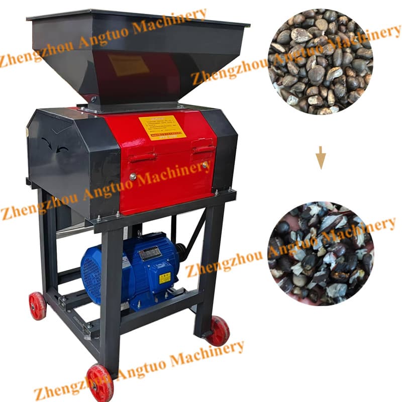 Double Roller Crusher Grain Crushing Machine Nut Corn Grinding Crusher Grain Pulverizer