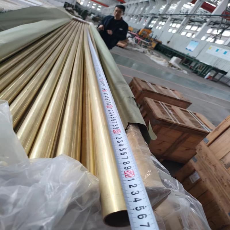 C44300/C44500/C46400/Hsn90-1 Tin Brass Tube&Pipe for Cooling, Heat Exchange in Aerospace, Generator Sets, Large Ships, Seawater Desalination, Nuclear Ind
