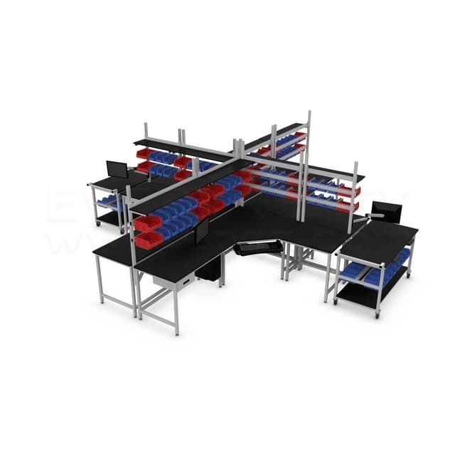 Impact Proof Labench Lab Chemical Bio Steel Central Table with Sink Steel