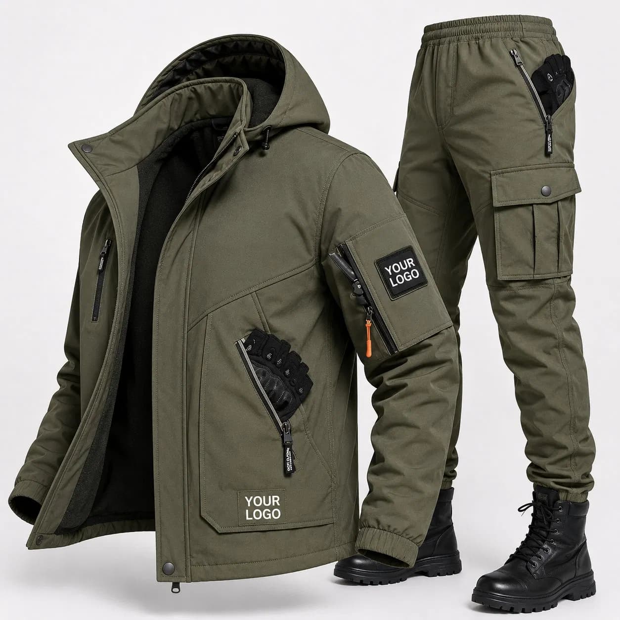 Camouflage Suits for Men Tactical Gear Custom Tactical Camouflage Frog Suit Rip Stop Security Uniform Mountaineering Jacket