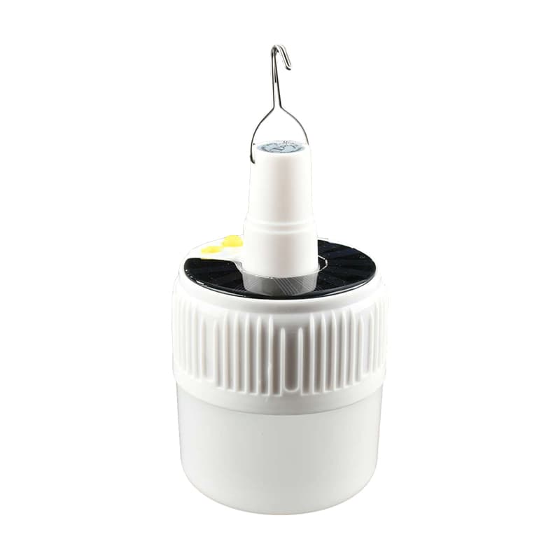 Brightenlux Logo Printing Plastic Material Solar Charging Multifunction Waterproof Camping Lantern with Hanging Hook