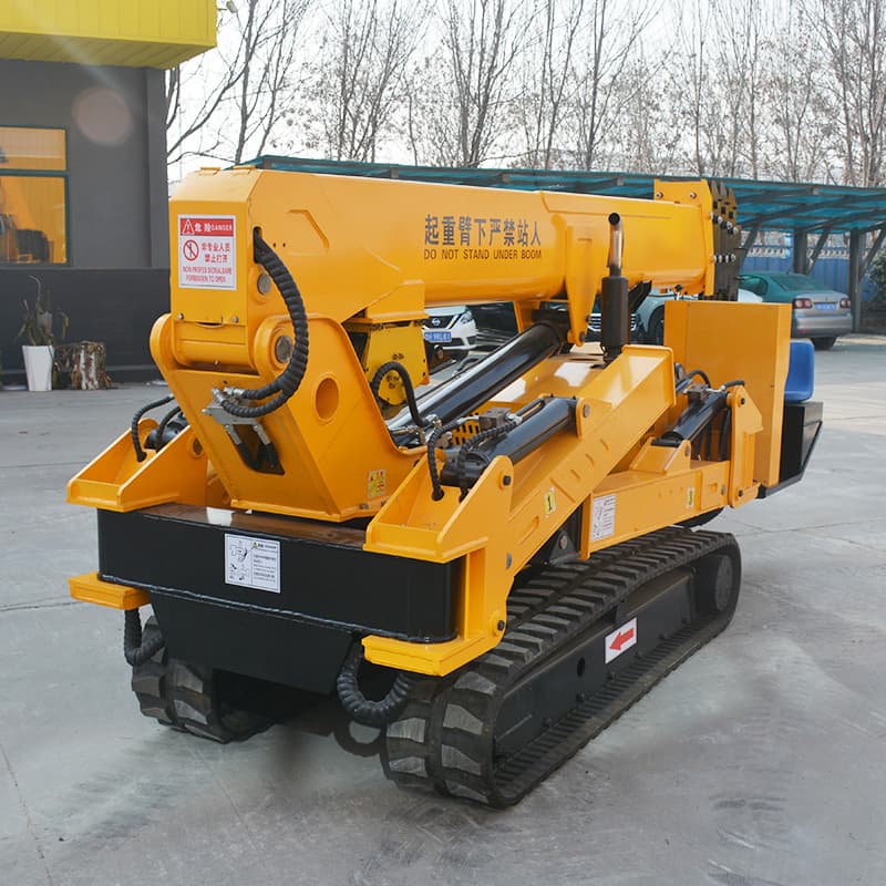 Small Mini 1.2/3/5/8/10ton Folding Construction Spider Crawler Crane for Outdoor