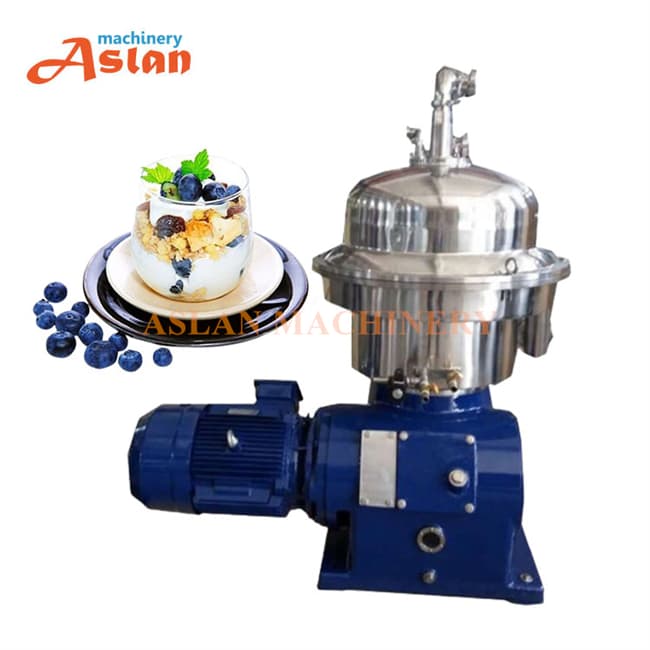 Automatic Milk Fat Cream Separator Cow Milk Cream Degreasing Separator Machine
