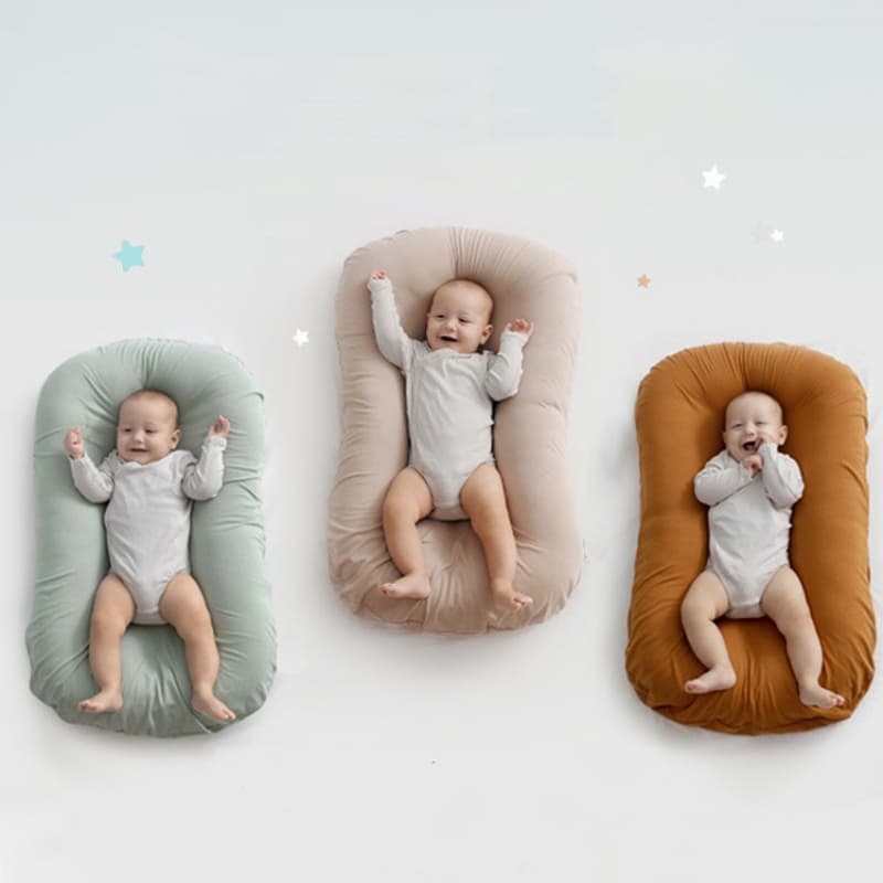 Minimalist Design Baby Co-Sleeping Lounger Pillow for Safe Sleep Baby Lounger Pillow