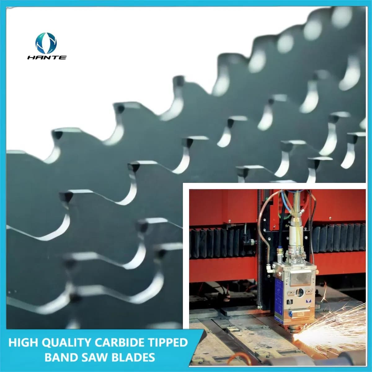 80mm*1.6*0.75/1.25 Carbide Tipped Band Saw Blades for Cutting Hard Steel