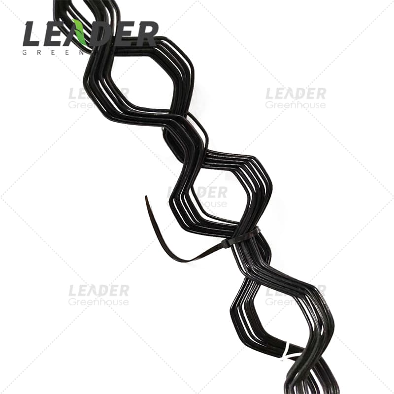 Brand New Greenhouse Film Lock Channel Plastic Coated Zigzag Wiggle Fixing Wire