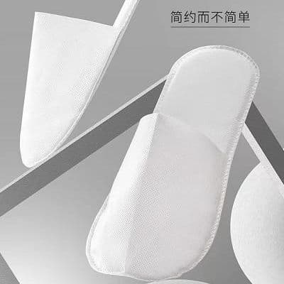 Premium Quality White Coral Fleece Slippers for Hotels and Spas