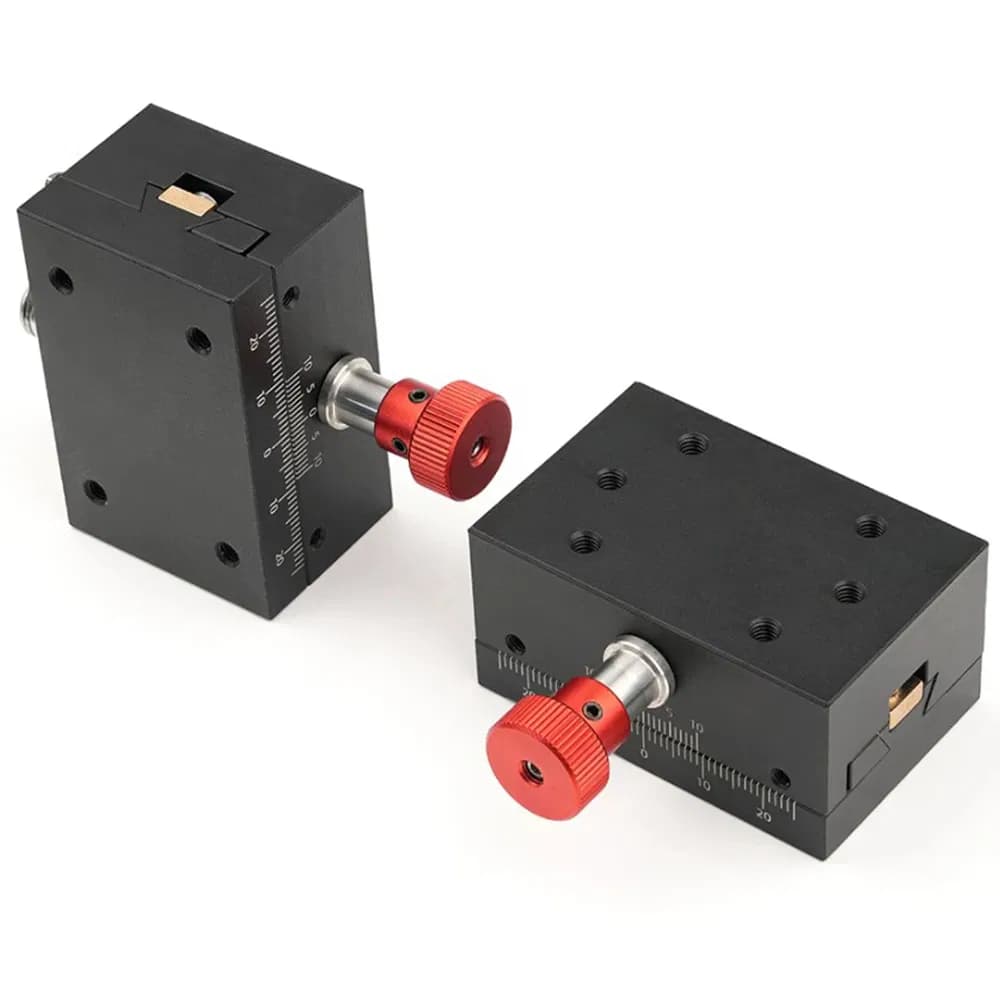 Dovetail Groove Slide Table X-Axis Manual Translation Platform Slide Block
