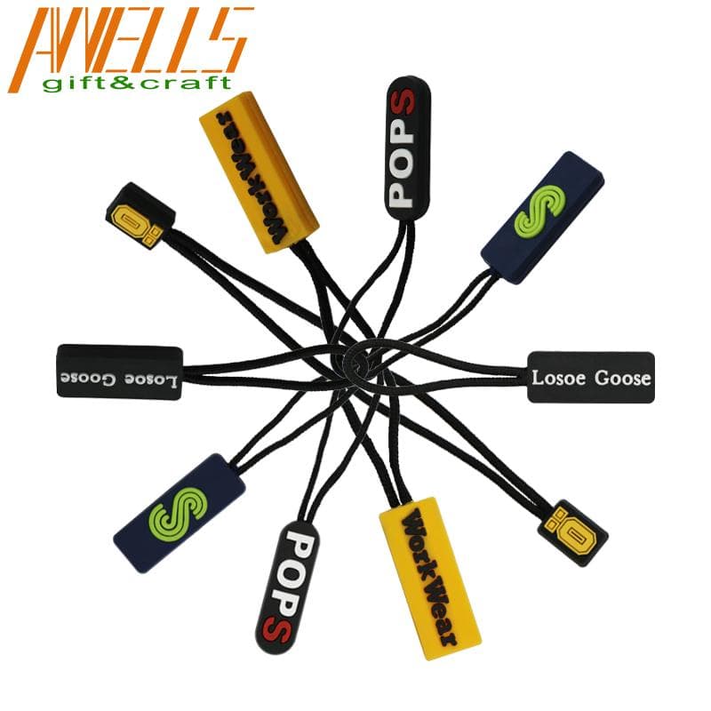 Color Durable Plastic and Nylon Zipper Puller String Pulls Cord Extension Zip Fixer for Clothes
