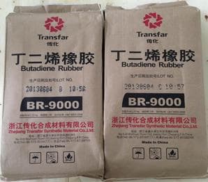 Synthetic Rubber Cis-1, 4 Polybutadiene Rubber Br9000 Zhejiang Transfar Synthetic Material
