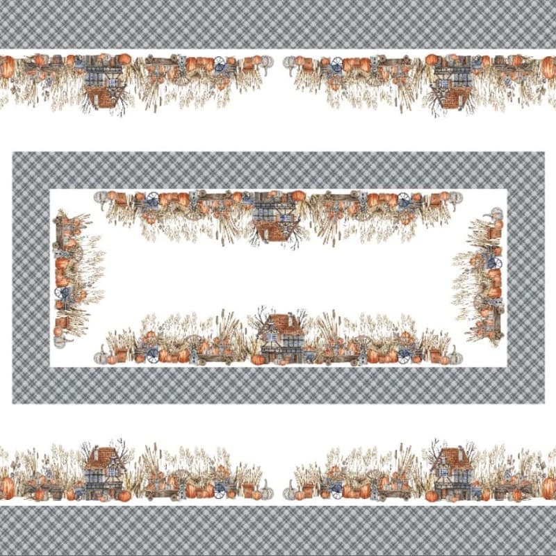 New Nordic Style Digital-Printed Polyester Tablecloth – Waterproof, Rectangular & Home-Use