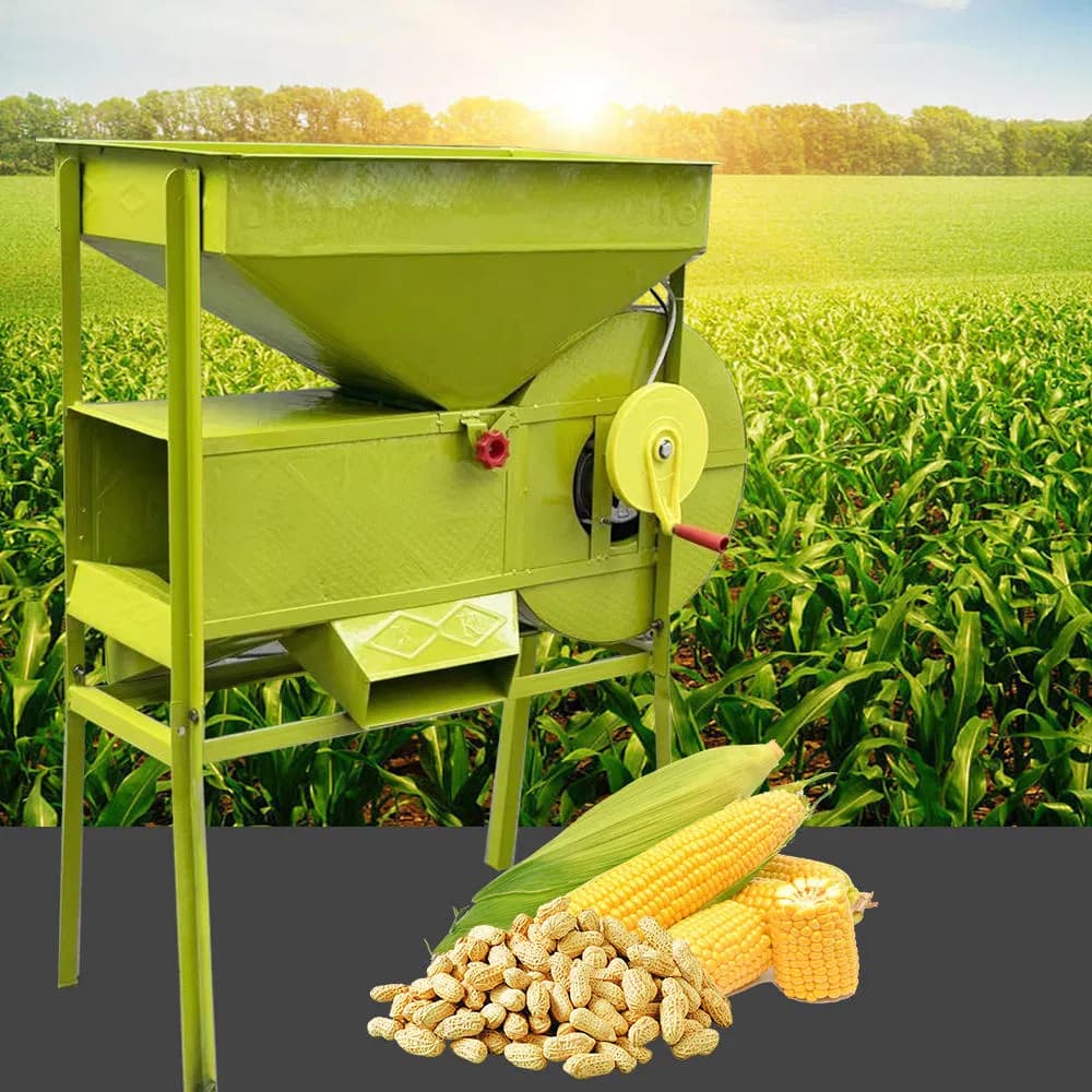 Small Grain Seed Winnower Rice Cleaning Wheat Winnowing Machine