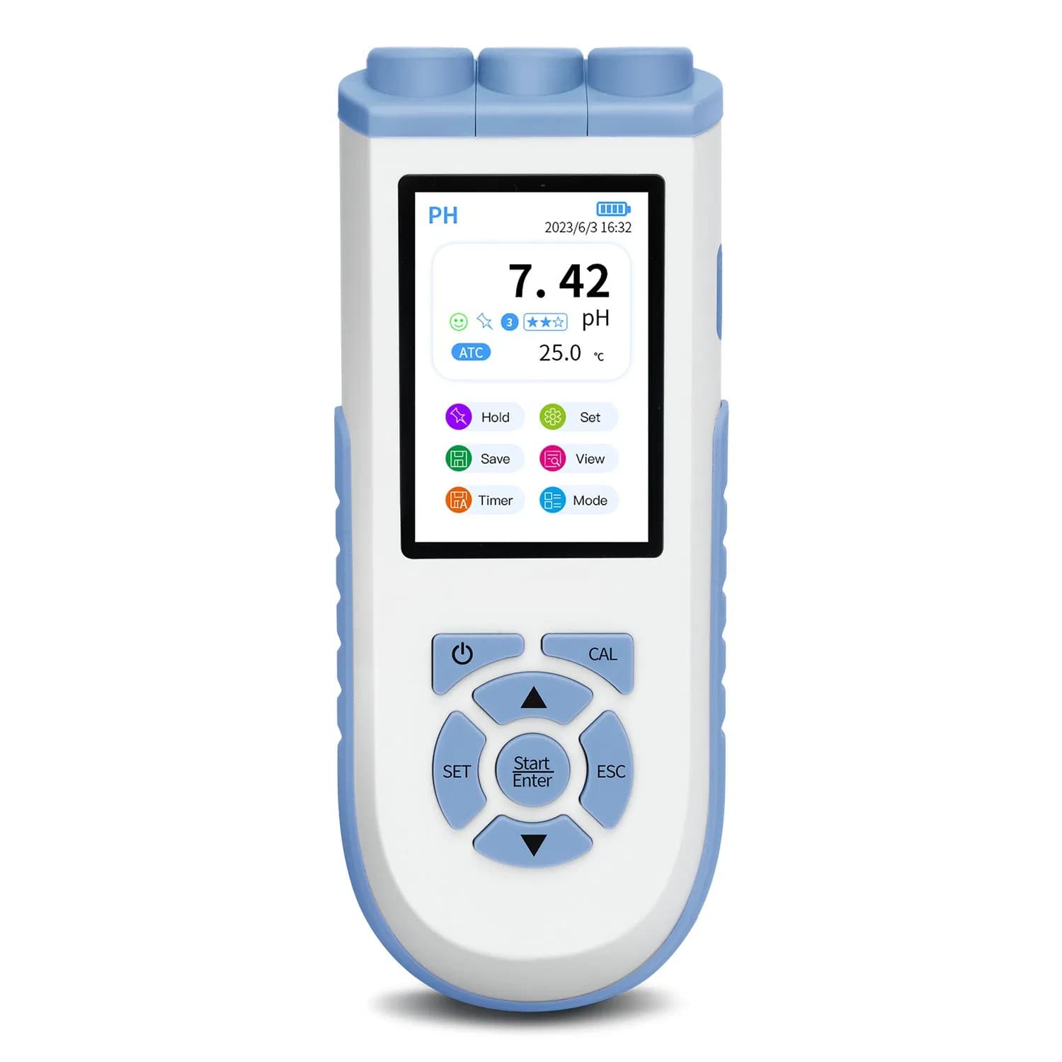 pH10 Portable pH Meter Testing Equipped with a USB Type-C Charging pH Meter