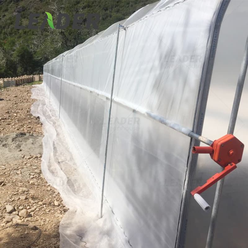 Agriculture Greenhouse Film Side Roll up Unit for Wholesales