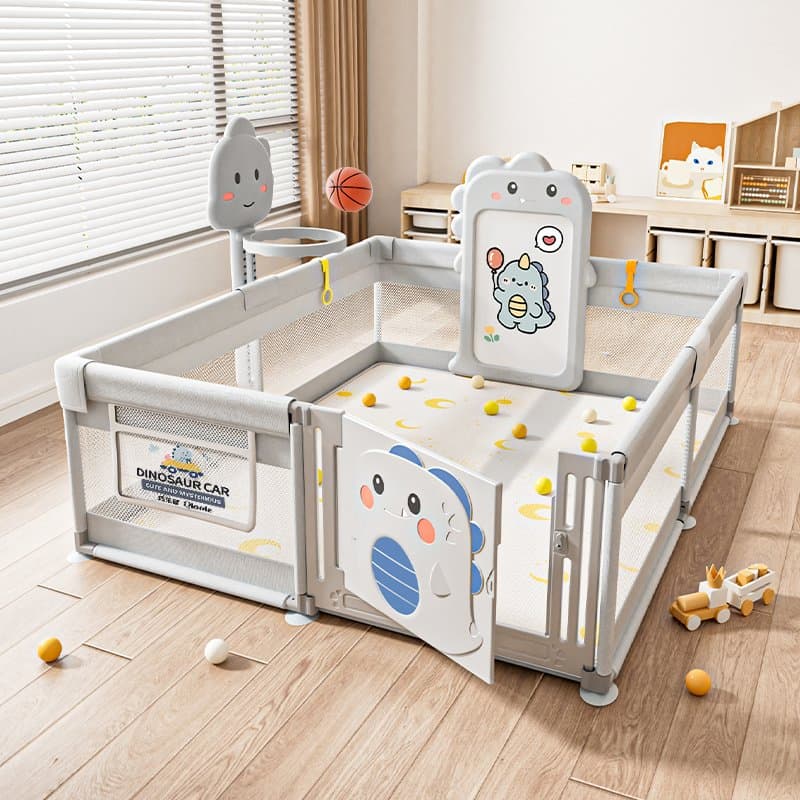 Lightweight Foldable Easy Assembly Safety Baby Playpen for Toddler Indoor Use