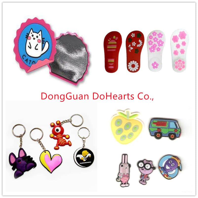 Automatic 3D PVC Fridge Magnet Label Keychain Making Machine