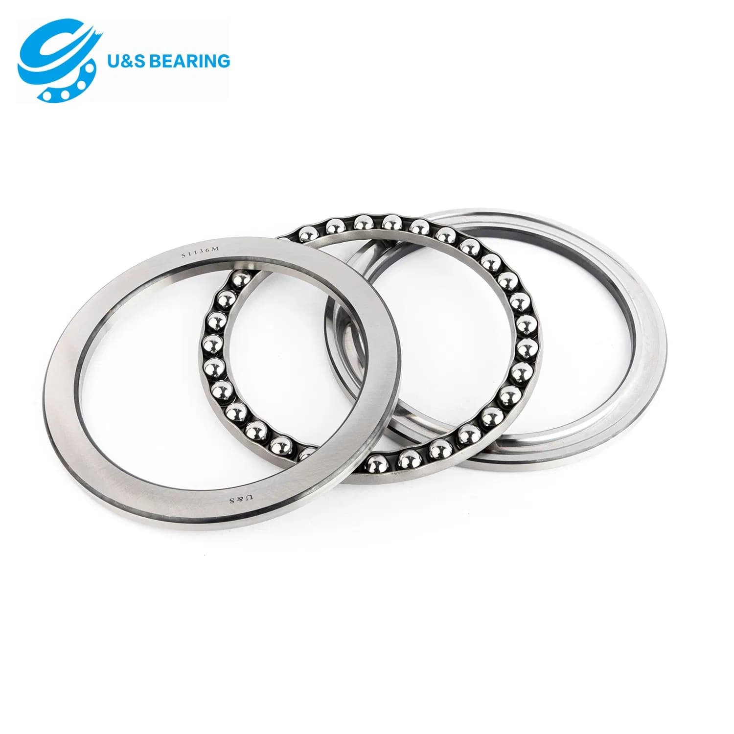 Industrial Grade High Rigidity Thrust Ball Bearings with Open Type