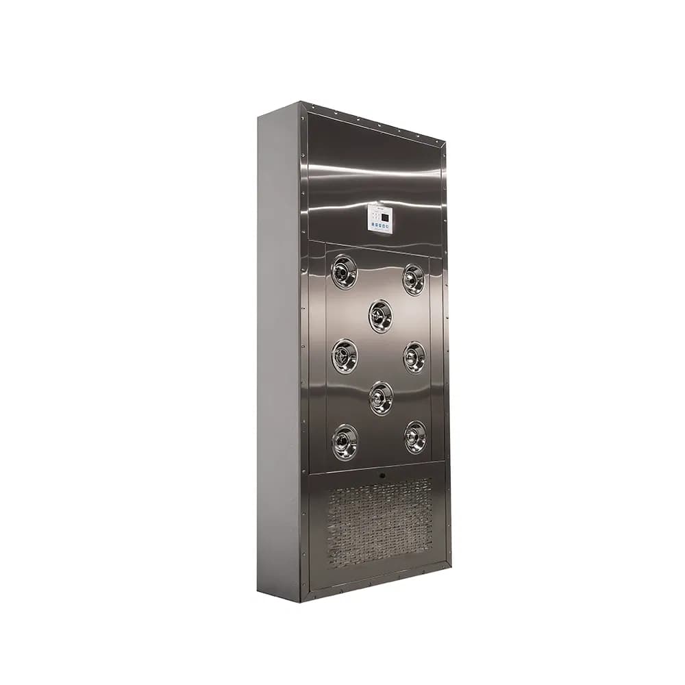 Advanced New Air Shower Featuring Rotating Nozzles for Entryway Cleaning