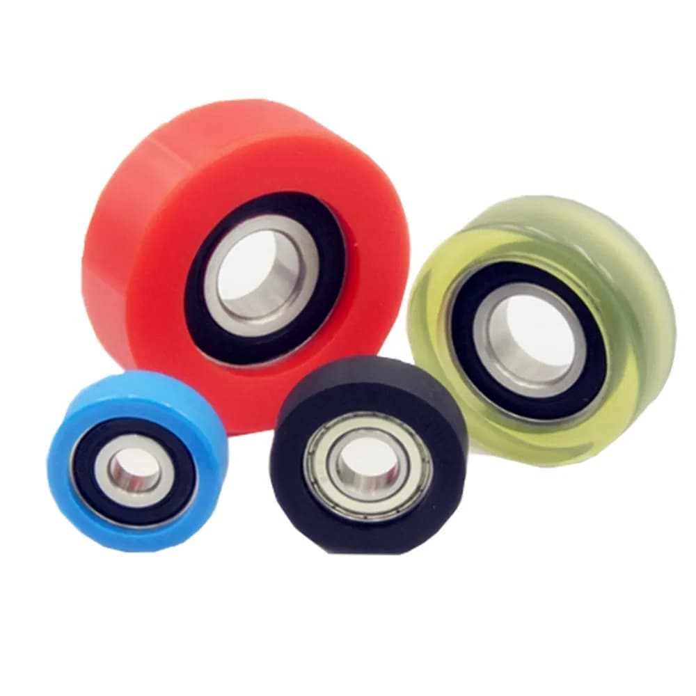 Rubber Coated Plastic Bearings 608zz 624zz 625zz 626zz for Sliding Door Window