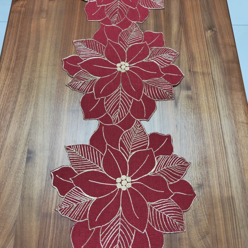 Beaded Table Runner Mats for Kitchen Dining Table Fancy Table Runners 100% Pure Handcrafted Decorative Embroidered Table Runner