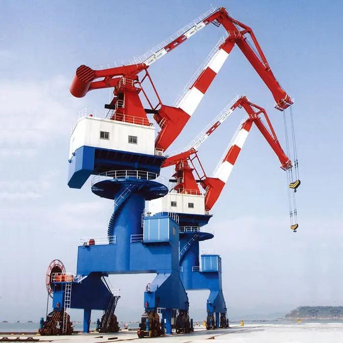 40 Ton 50 Ton Grab Bucket Portal Crane Mobile Harbour Portal Crane